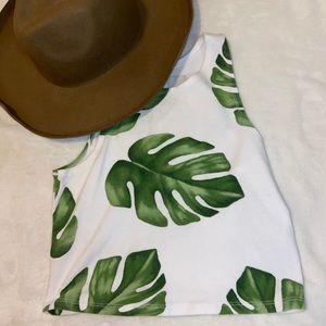 🌷4/20 Tropical vacation top from forever 21